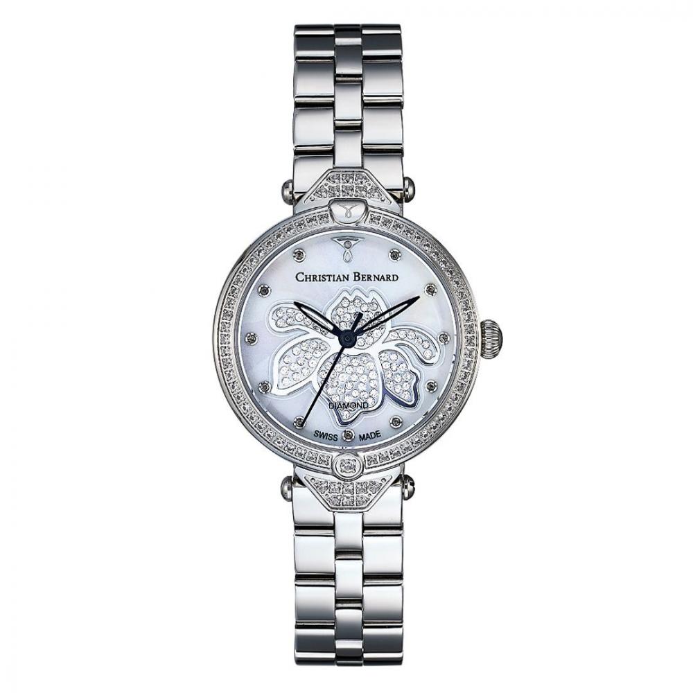 Christian Bernard Spring of Blossom Stainless Steel Diamond Watch