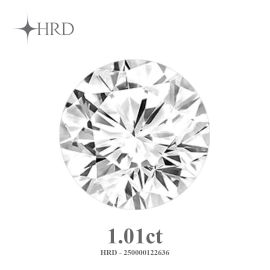 1.01CT HRD Certified F/SI2 Loose Diamond – Round Brilliant