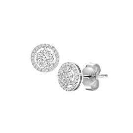 Diamond Earrings in 18k Gold_SH-45701