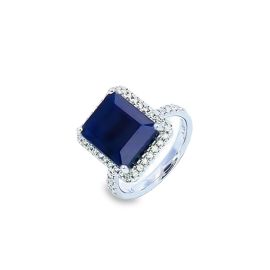 Sapphire Diamond Ring_76270