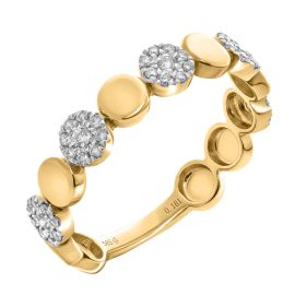  AURORA GOLD AND DIAMOND RING