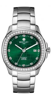  Bentley Industrial Ultimate Diamond Automatic Watch – Green Dial with Stainless steel case
