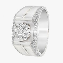 Coronet Diamond Gents Ring L01645
