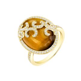 Gemstone and Diamond Ring M02695