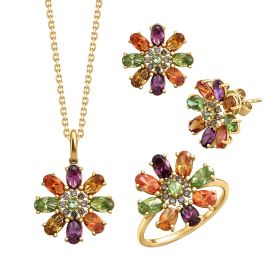 Petals of Paradise Pendant Set