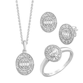 Queen’s Circle Diamond pendant Set