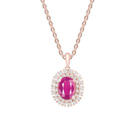 Ruby and Diamond Pendant 
