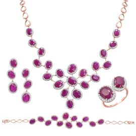 RUBY DIVINE DIAMOND SET 
