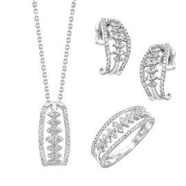 Twilight Arc Diamond Set