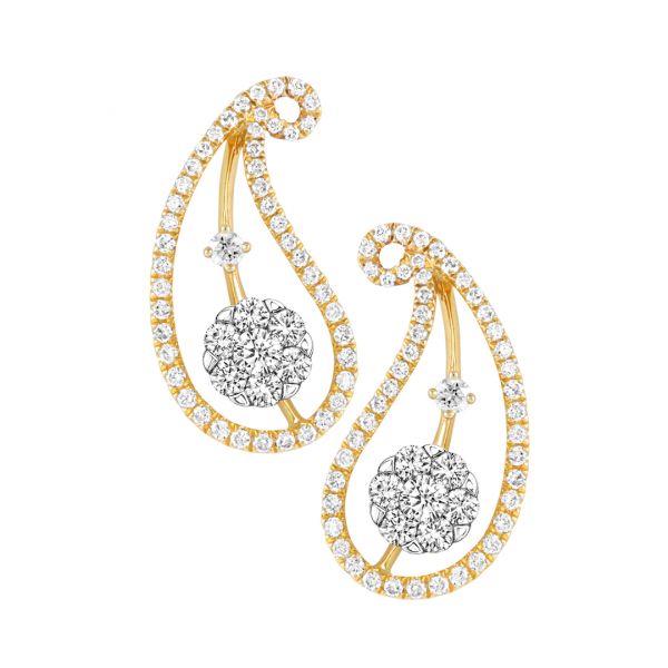 Diamond earring collection outlet