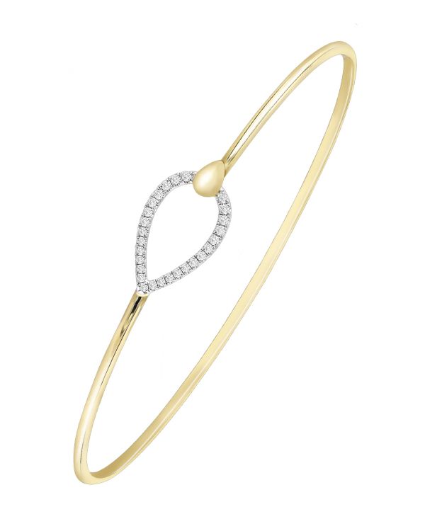 Order Diamond Bangle in 18K Gold online at Lifestyle Fine Jewelry
