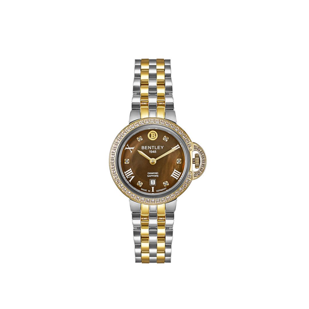 Buy the Bentley Diamond Watch With Beautiful Brown MOP Dial