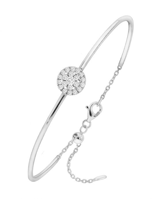 Diamond bangle outlet white gold