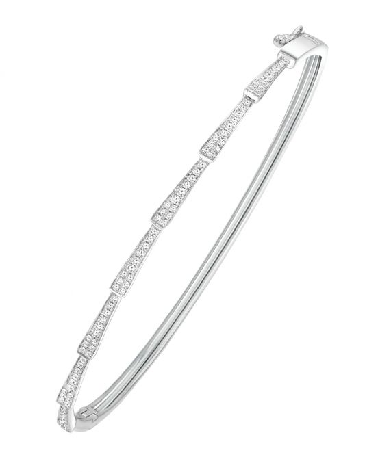 Diamond Bangle in 18K Gold C13429