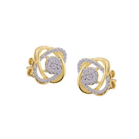 Diamond Earrings in 18k Gold VT15007