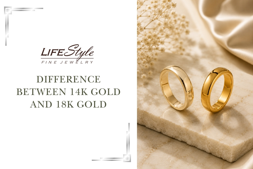 Difference between 14K gold and 18K gold