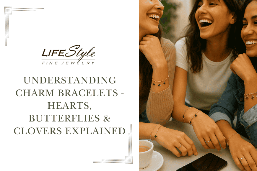 What is a charm bracelet? Hearts, butterflies, and clovers explained